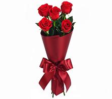 Букет 5 Красных роз Эдлесс Лав в Теплоозерске