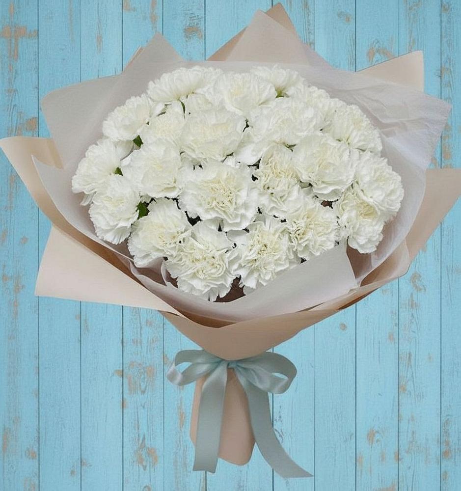 Букет цветов из: Гвоздики в Теплоозерске