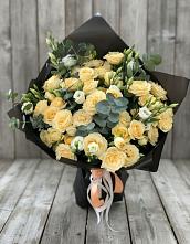 Букет цветов из:  Розы и Лизиантусы в Теплоозерске