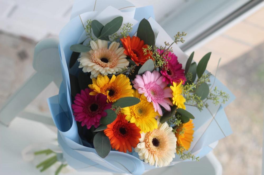 Букет цветов из: Герберы в Теплоозерске