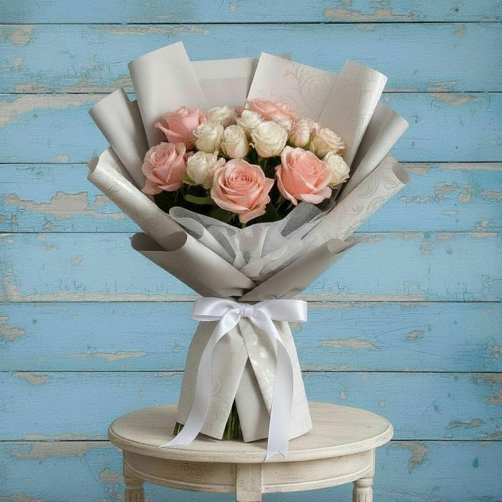 Букет цветов из: Розы в Теплоозерске