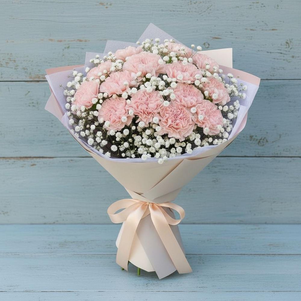 Букет цветов из: Гвоздики в Теплоозерске