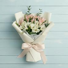 Букет цветов из:  Альстромерии #REPLACE_PRED# Теплоозерске