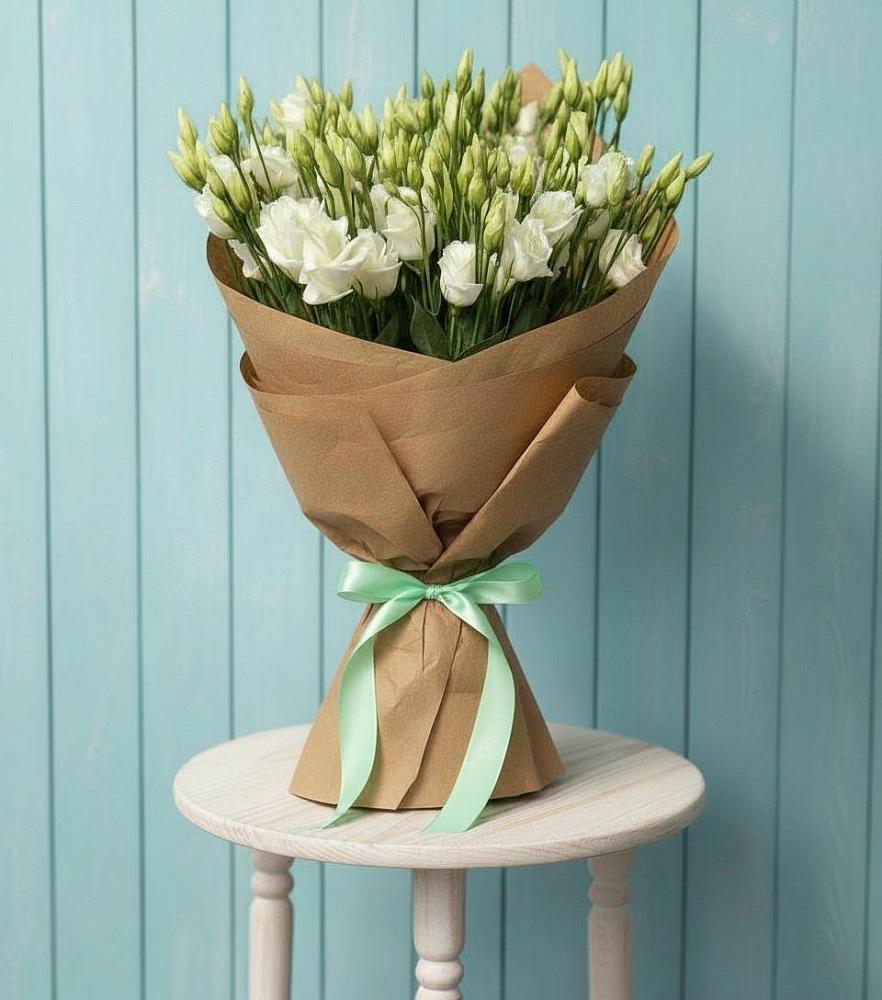 Букет цветов из: Лизиантусы в Теплоозерске