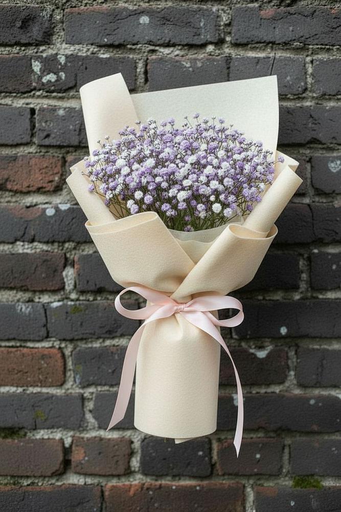 Букет цветов из: Гипсофила в Теплоозерске