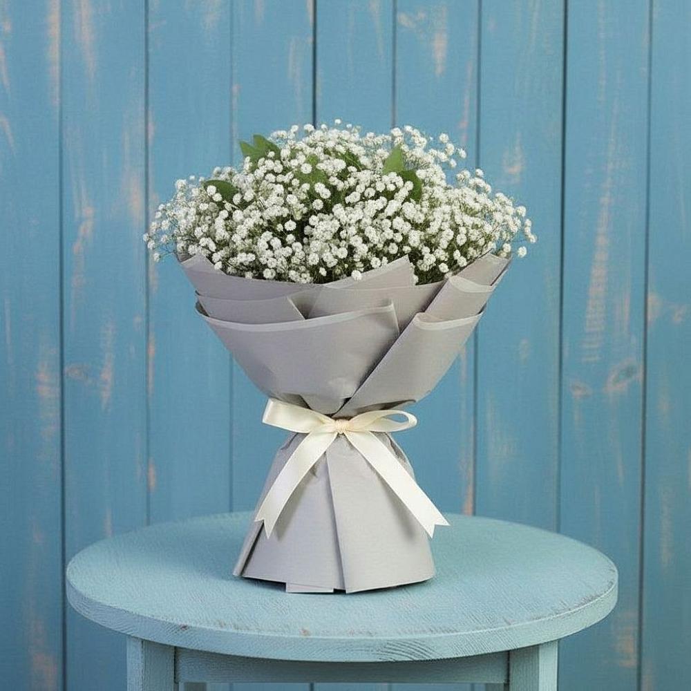 Букет цветов из: Гипсофила в Теплоозерске