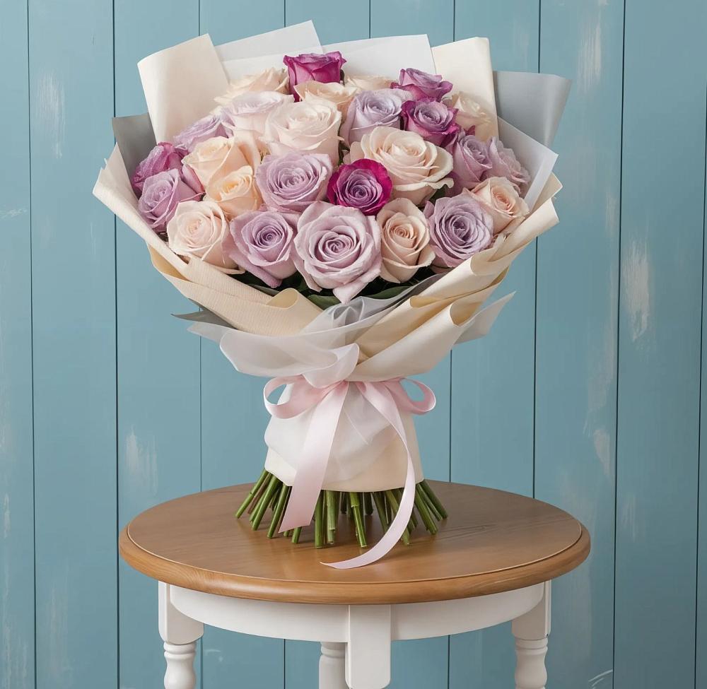 Букет цветов из: Розы в Теплоозерске