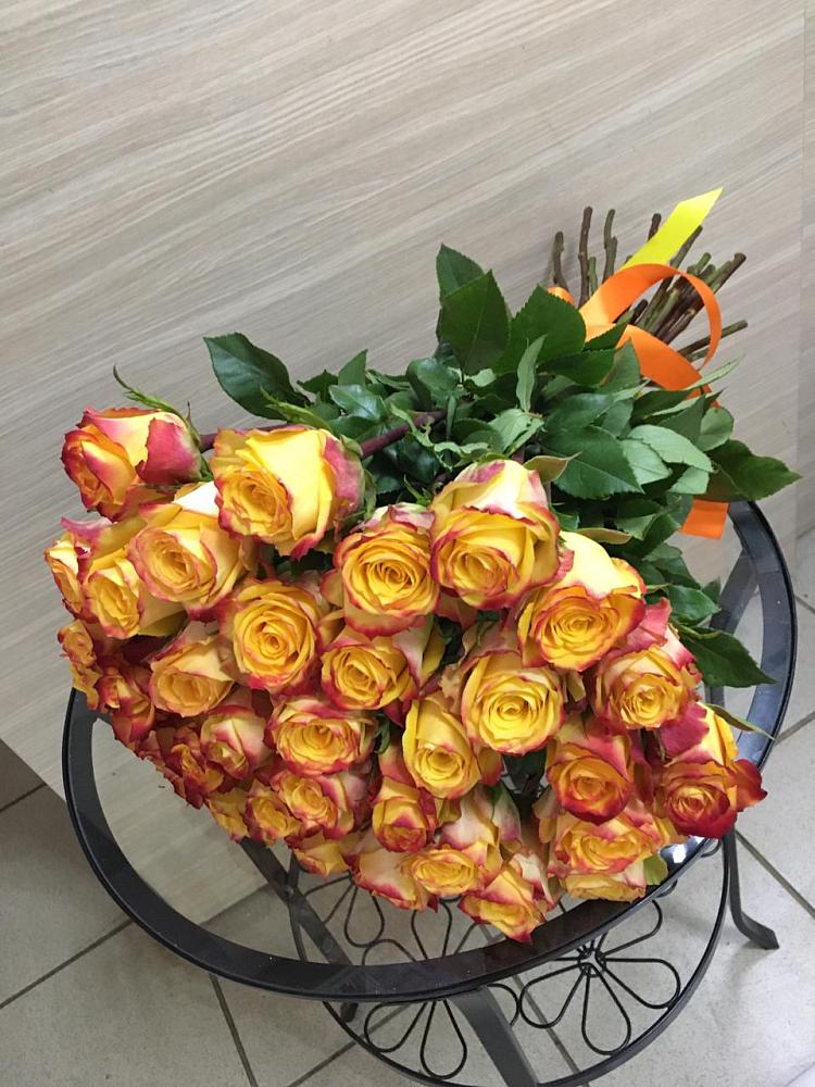 Букет Желтые розы в Теплоозерске