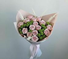 Букет цветов из:  Розы и Хризантемы в Теплоозерске