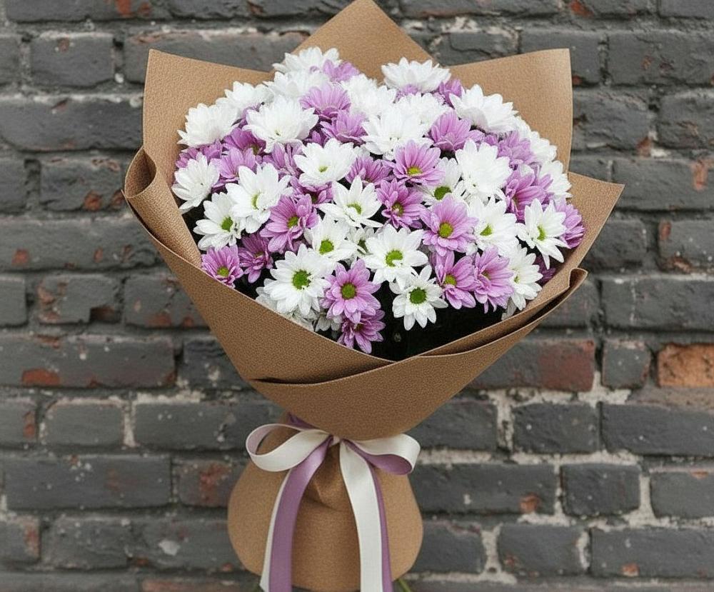 Букет цветов из: Хризантемы в Теплоозерске