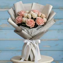 Букет цветов из:  Розы #REPLACE_PRED# Теплоозерске