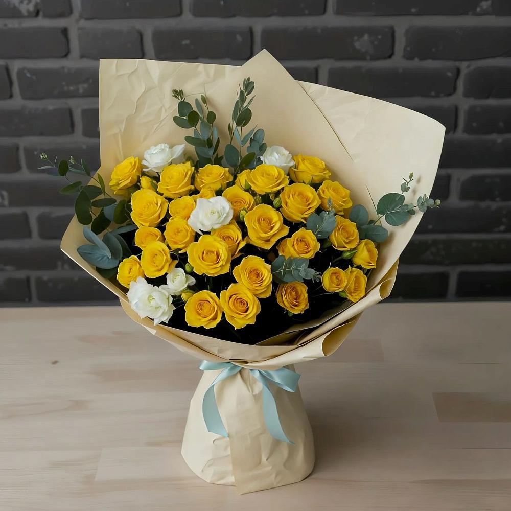 Букет цветов из: Розы в Теплоозерске