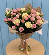 Букет цветов из:  Розы в Теплоозерске