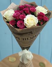 Букет цветов из:  Розы в Теплоозерске
