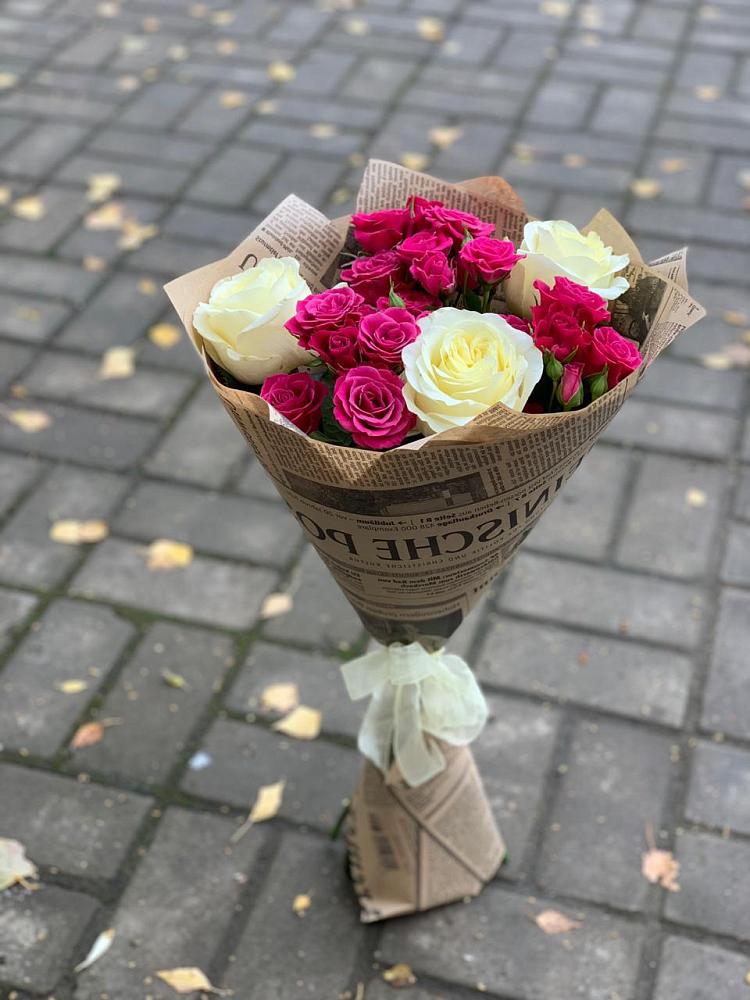 Букет цветов из: Розы в Теплоозерске