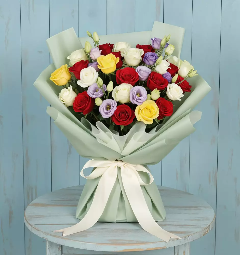 Букет цветов из: Розы в Теплоозерске