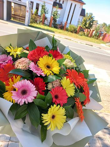 Букет цветов из: Герберы в Теплоозерске