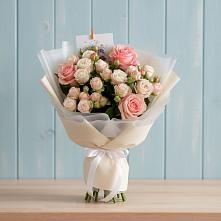 Букет цветов из:  Розы в Теплоозерске