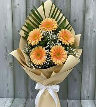 Букет цветов из:  Герберы в Теплоозерске