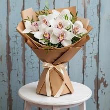 Букет цветов из:  Орхидеи и Розы #REPLACE_PRED# Теплоозерске