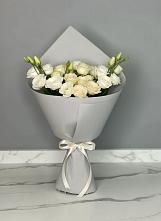 Букет цветов из:  Розы и Лизиантусы в Теплоозерске